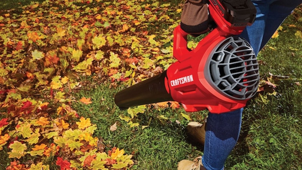 Anyone can use this lightweight Craftsman leaf blower.