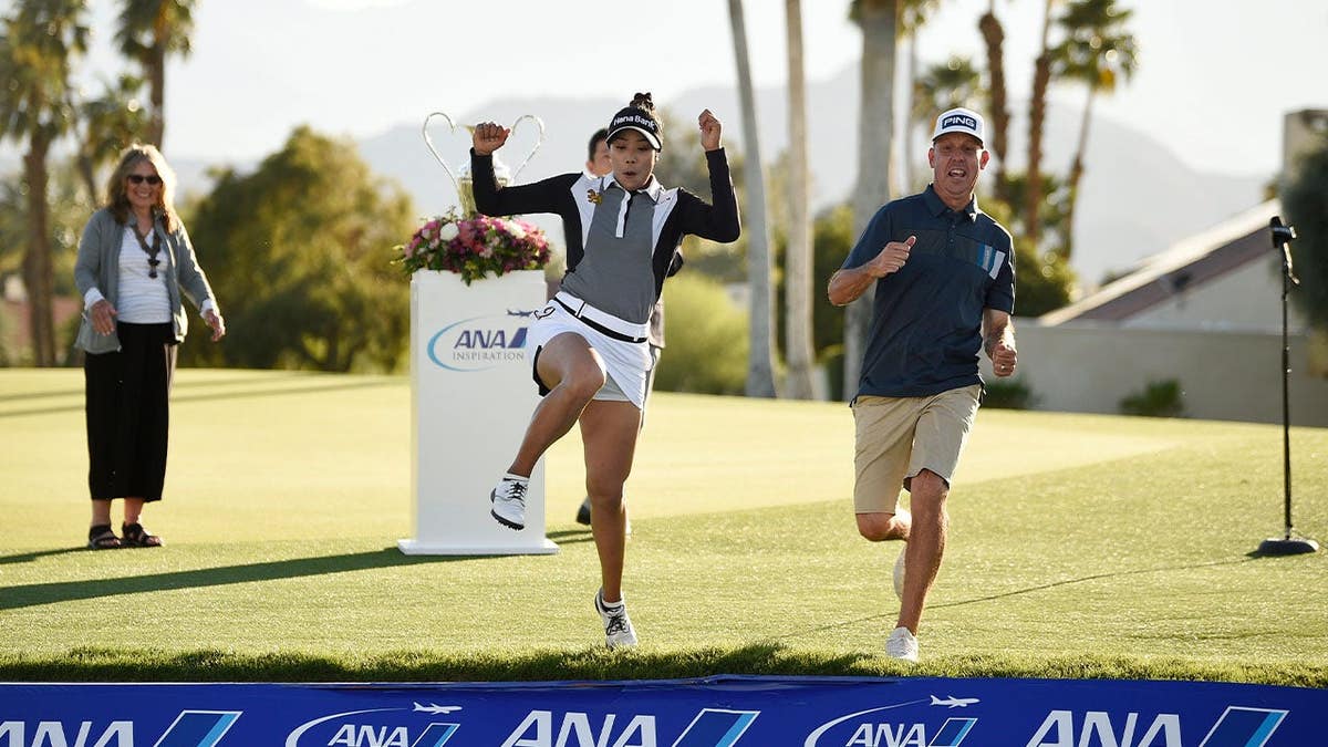 Patty Tavatanakit jumps into Poppie's Pond