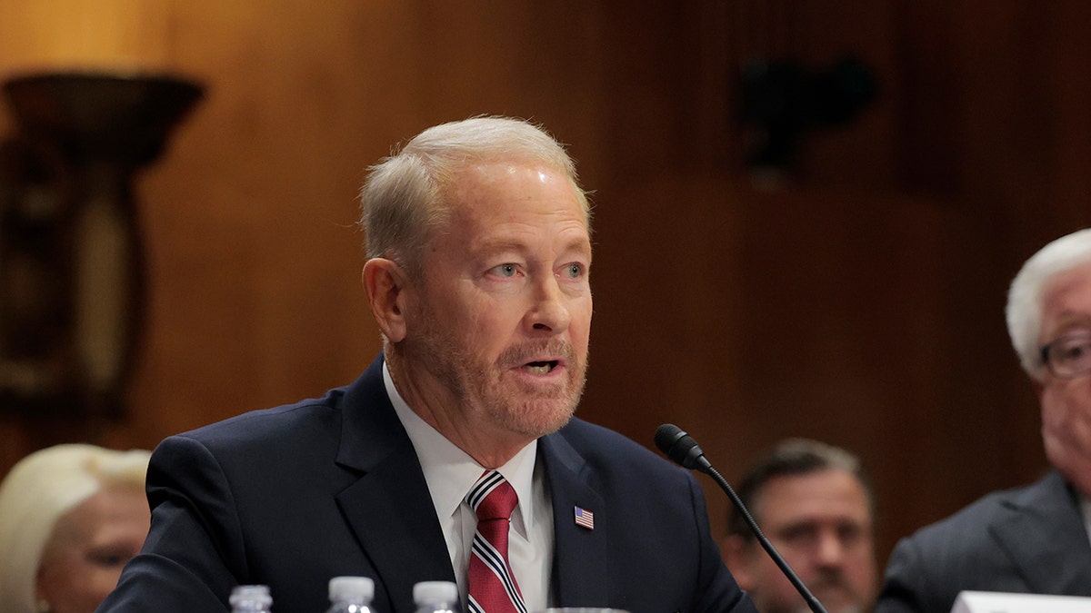 ronald johnson speaking during hearing