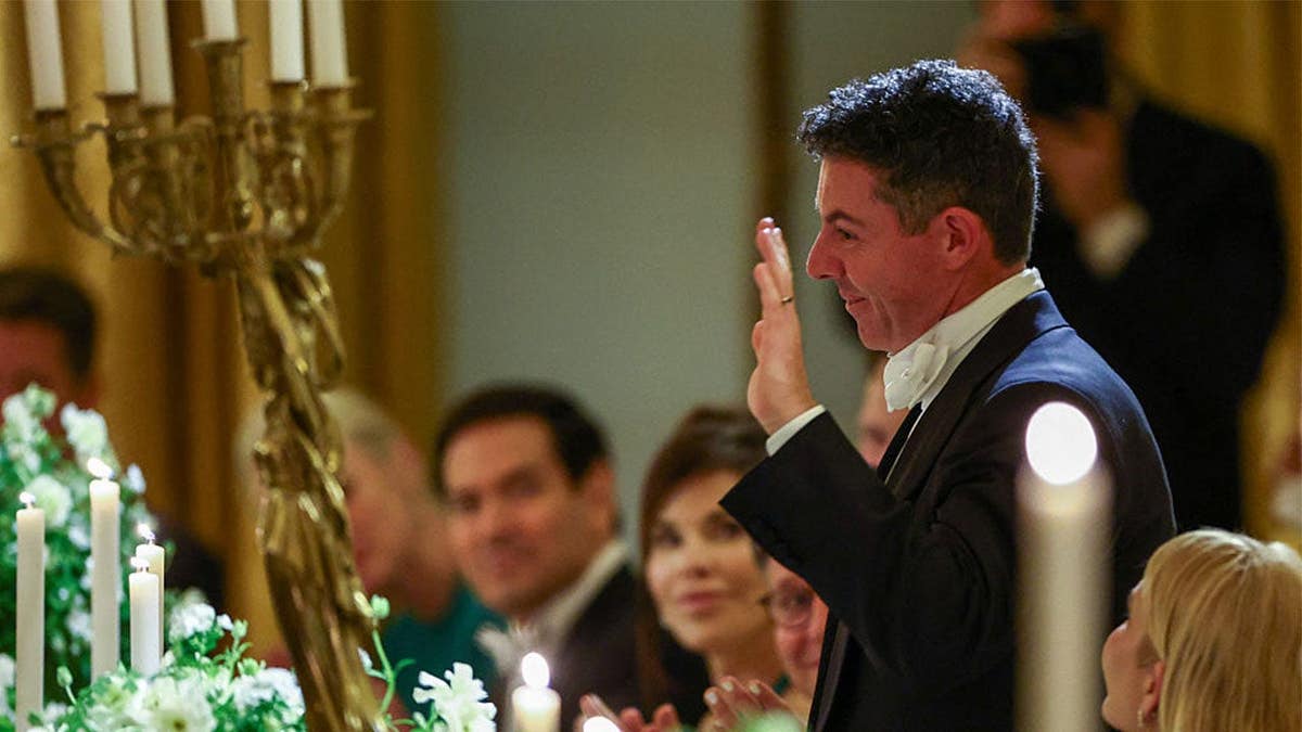 Rory McIlroy attends a State Dinner hosted by US President Donald Trump