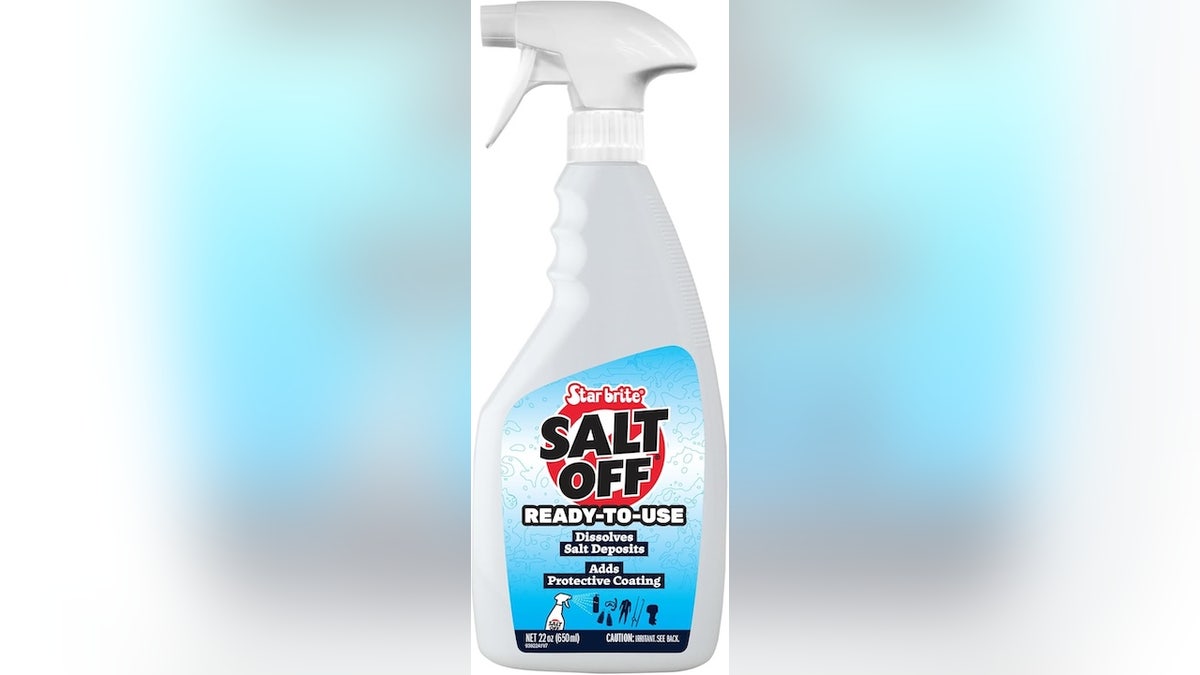 Wash away stubborn salt buildup from winter.