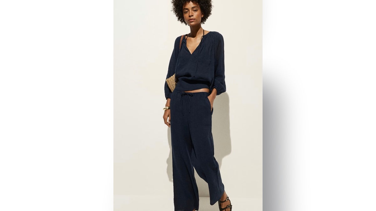 You can’t go wrong with a pair of linen pants from J.Crew. 