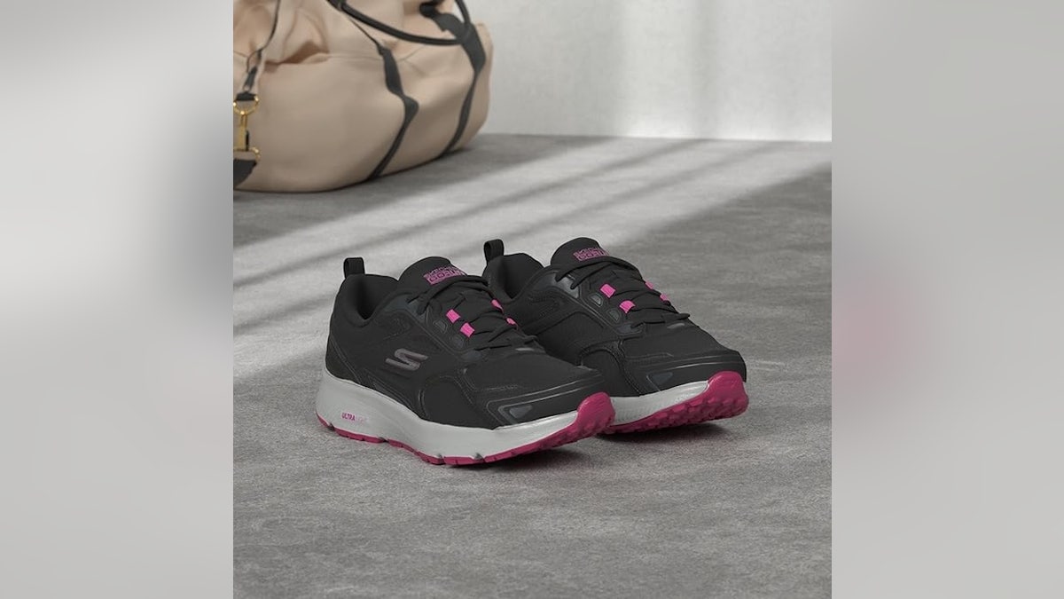 These breathable shoes are machine-washable.