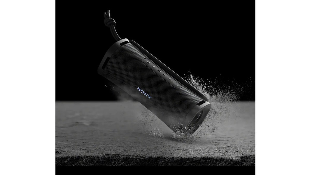 Take this speaker with you anywhere thanks to the water and shockproof design.