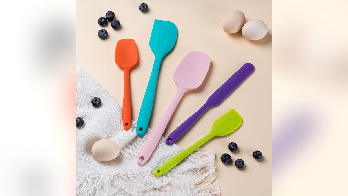Mix, scrape and flip with these spatulas.