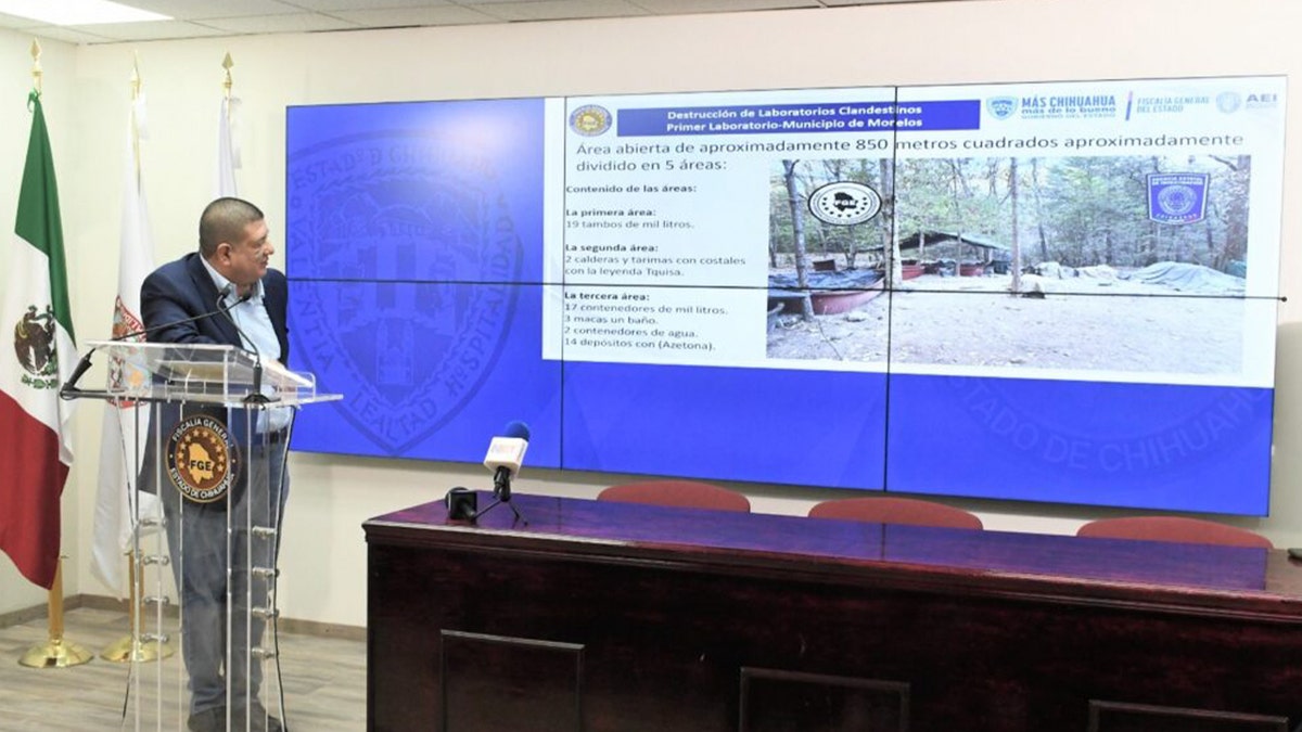 screen displaying operation results