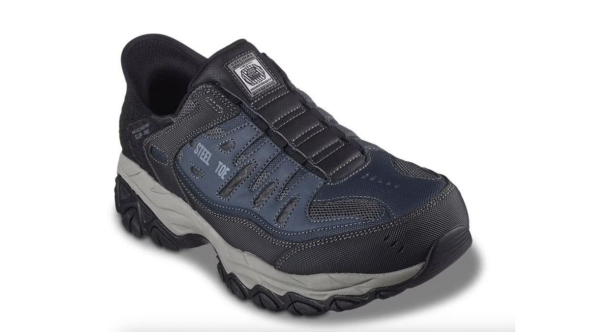 Protect your feet with steel-toed sneakers.