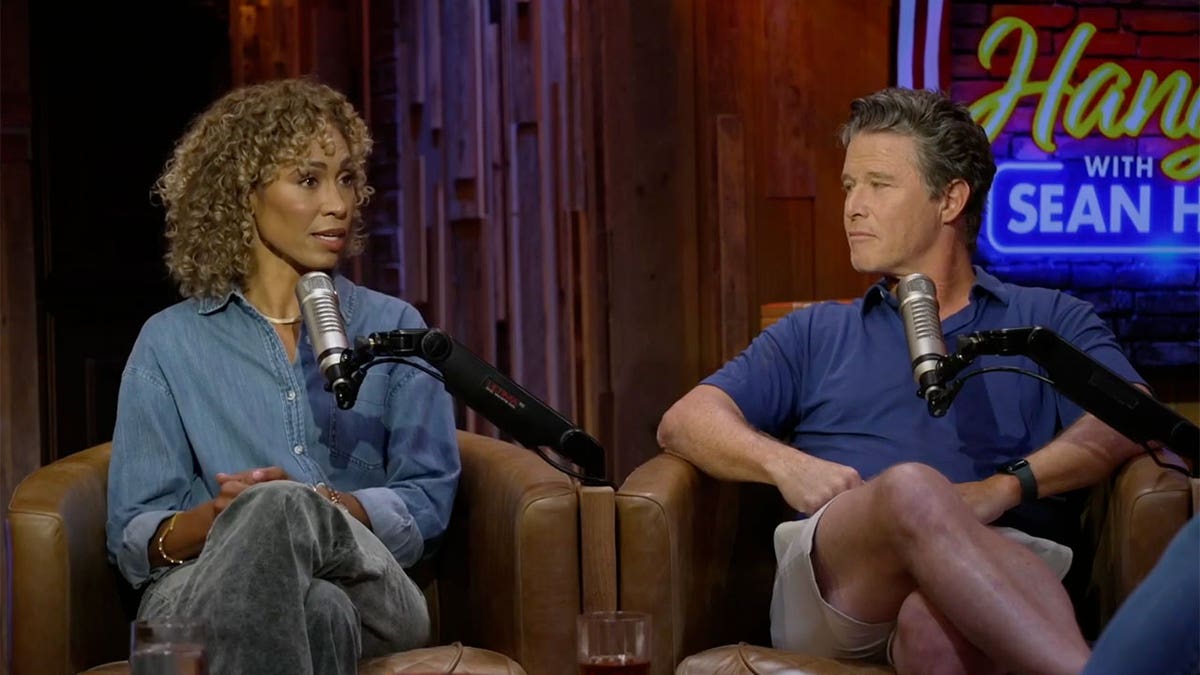 Sage Steele and Billy Bush 