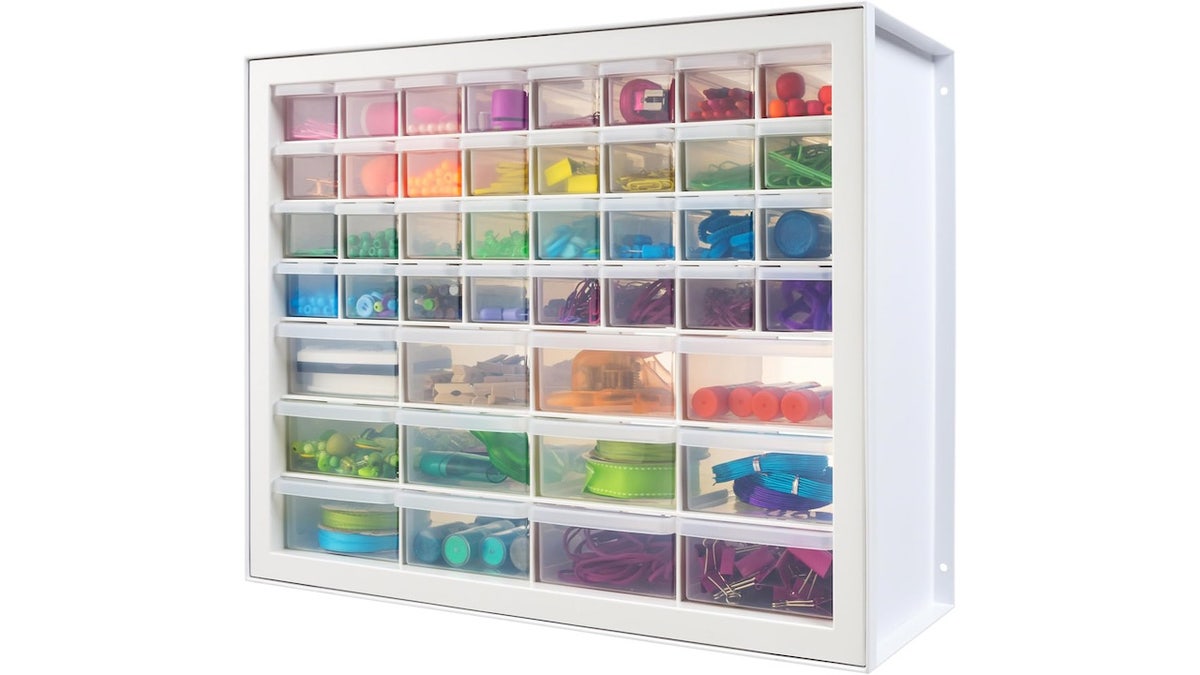Save yourself from constantly rebuying screws, nuts and bolts with a small parts drawer set. 