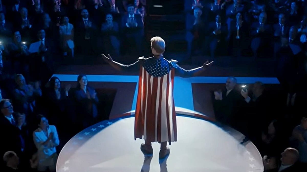 Image of "The Boys" character Homelander in a trailer for season 5.