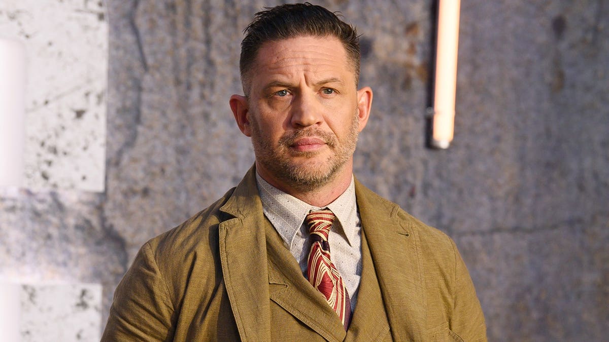 Tom Hardy at the world premiere of Havoc in April 2025