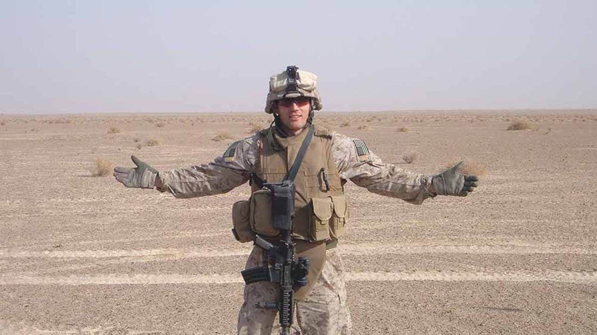 Marine 1st Lt. Travis Manion during his deployment in Iraq