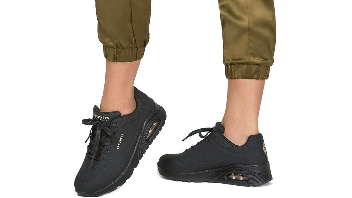 The wedge design adds a lift, while still being supportive.