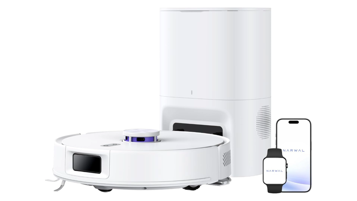 This robot vacuum and mop deep cleans with a self-emptying base.