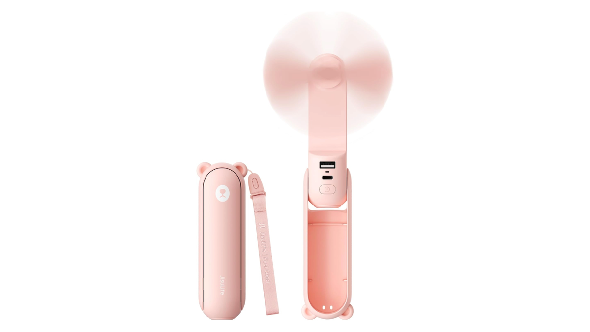 Stay cool and keep your phone charged on the go. 