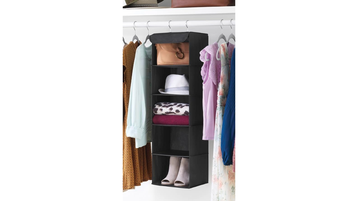 Sort sweaters, bags and more all on one hanger.