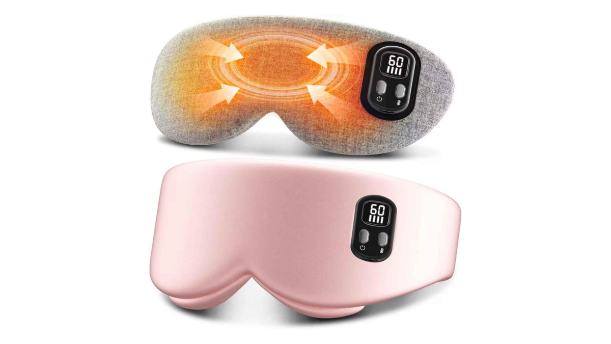heated eye massager