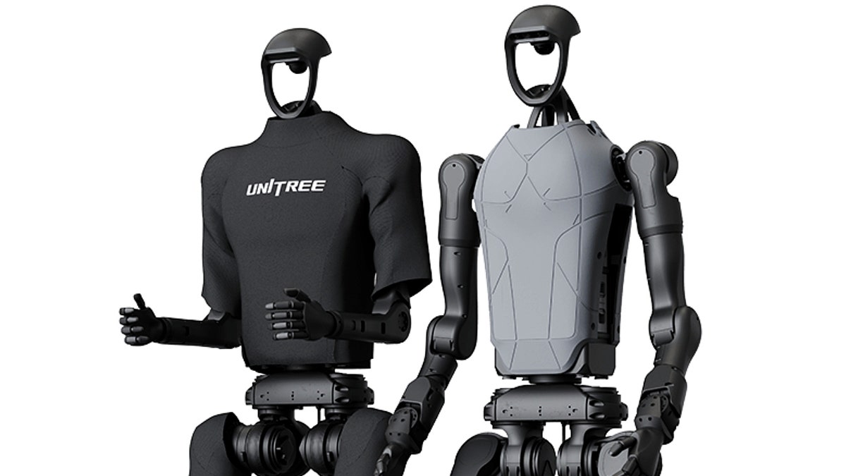 Two humanoid robots next to each other