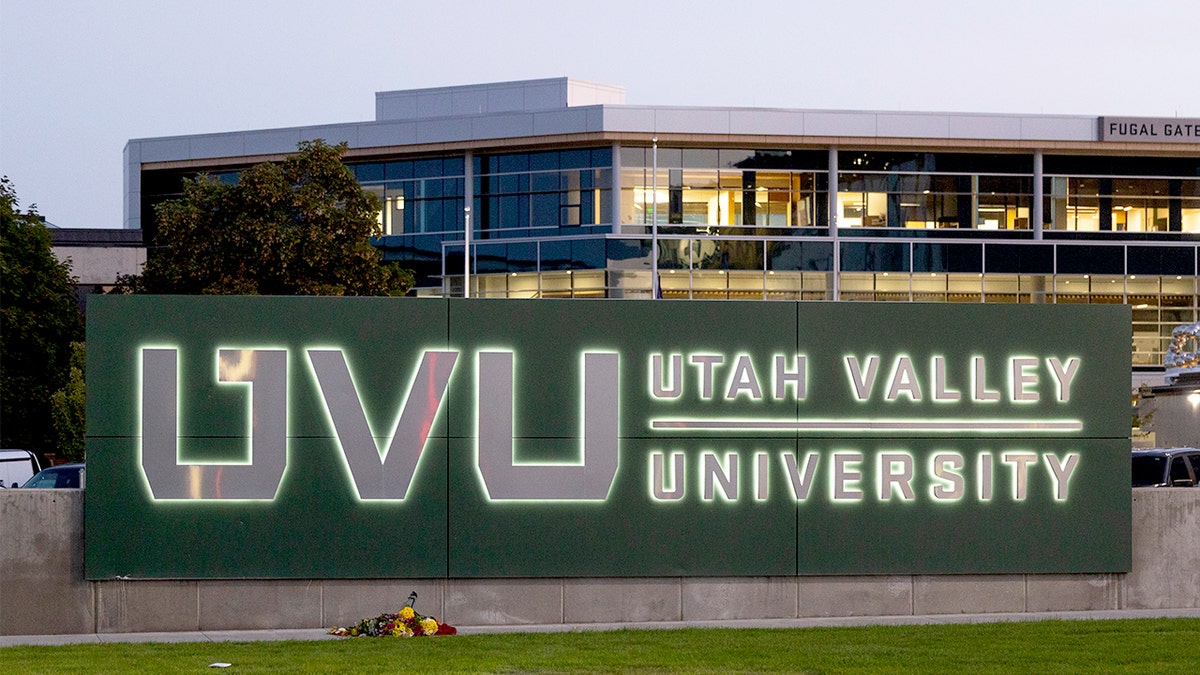 Utah Valley University sign