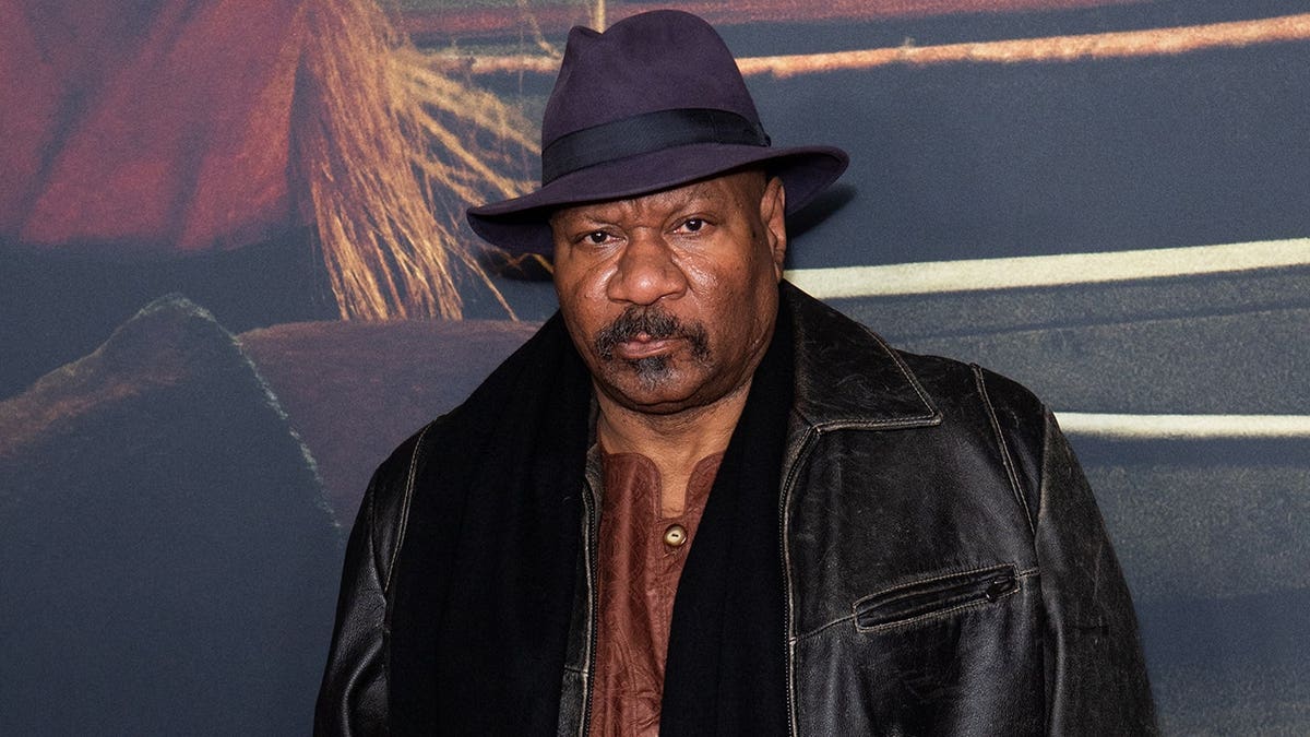 Actor Ving Rhames wearing a hat at a premiere event in Berlin