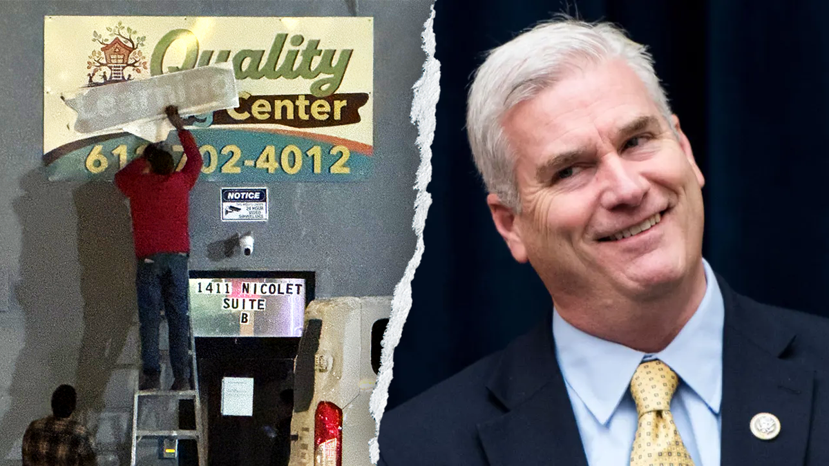 Tom Emmer da placa do Quality Learning Center
