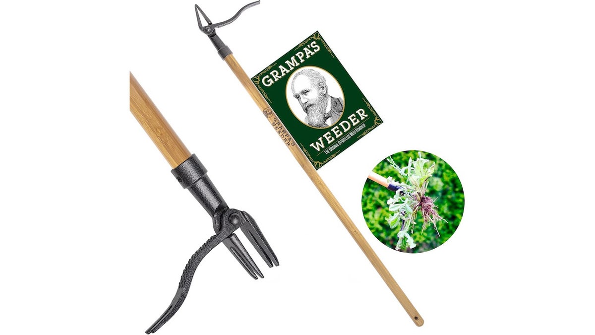 Pull up weeds, roots and all, with just one tool.