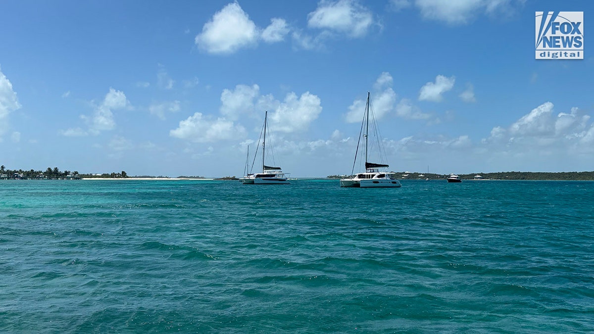 Yachts near Aunt Pat's Bay