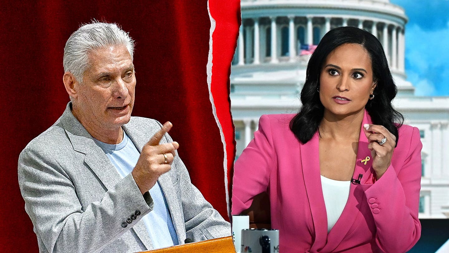 Cuban president clashes with NBC’s Welker over question about stepping down, presses if she asks same of Trump