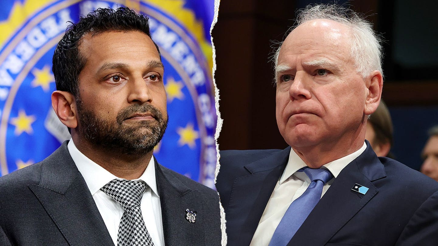 Patel turns tables on Walz in response to viral tweet on Minnesota fraud raids: 'Come again?'