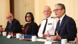 (left to right) Attorney General Lord Richard Hermer, Home Secretary Shabana Mahmood, Met Police Commissioner Sir Mark Rowley, and Prime Minister Sir Keir Starmer
