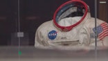 Apollo-era spacesuit on display at the San Diego Air and Space Museum.