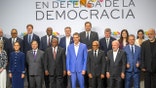 Defense of Democracy conference in Barcelona, Spain.