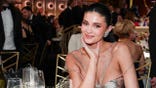 Kylie Jenner posing at the 83rd Annual Golden Globes in Beverly Hills