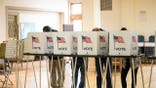 People voting in Michigan in 2024