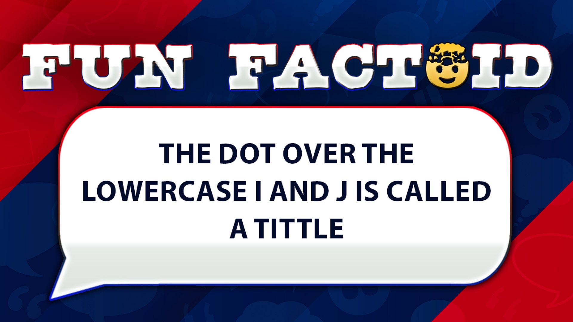 The dot over the lowercase i and j is called a tittle