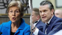 War Secretary Pete Hegseth denies insider trading allegations during a heated Senate exchange with Sen. Elizabeth Warren over Iran war oil trades.