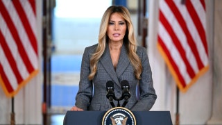 Melania Trump denounces 'lies' connecting her with disgraced financier Jeffrey Epstein in White House event