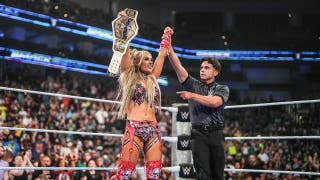 WWE US Champion Tiffany Stratton takes her new belt for a celebratory ride on a jet ski, moose delay & MEAT!