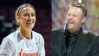 Sophie Cunningham has priceless reaction to Blake Shelton showing up to practice - Fox News