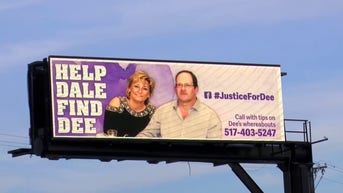 Billboard mocks husband convicted of strangling wife found in fertilizer tank - Fox News