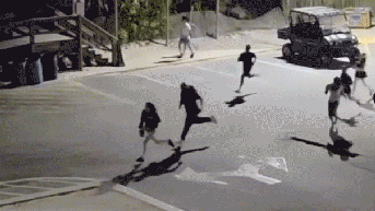 Gunshot sends teenagers fleeing at chaotic takeover in beach town - Fox News