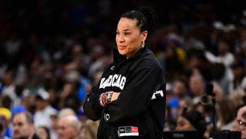 Dawn Staley gives classy answer after Geno Auriemma question following national title loss: 'It's UCLA's day'