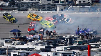 Bubba Wallace triggers one of the biggest wrecks in NASCAR history, 'Dega lap dances & Cowboy Pillow girls!