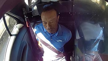 Tiger Woods utters sarcastic 3-word remark after getting placed in back of cop car during DUI arrest