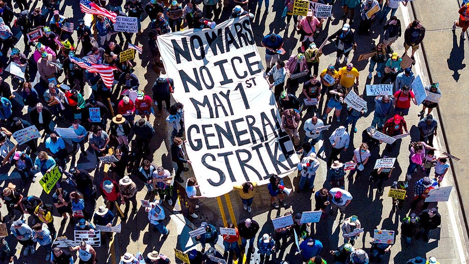 600 groups with $2B in revenue mobilize 3,000 May Day protests in a 'red-blue' alliance, probe finds