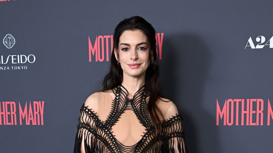 Anne Hathaway stuns in daring sheer gown at London premiere