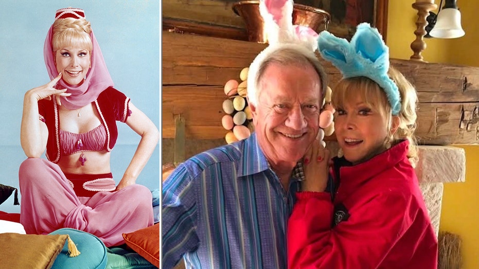 ‘I Dream of Jeannie’ star Barbara Eden turns heads at 94 in new photo with husband