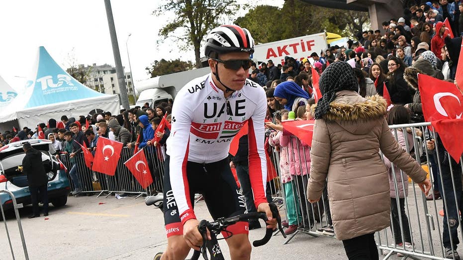 Professional cyclist dies from 'medical complications' suffered after crash in race, team announces