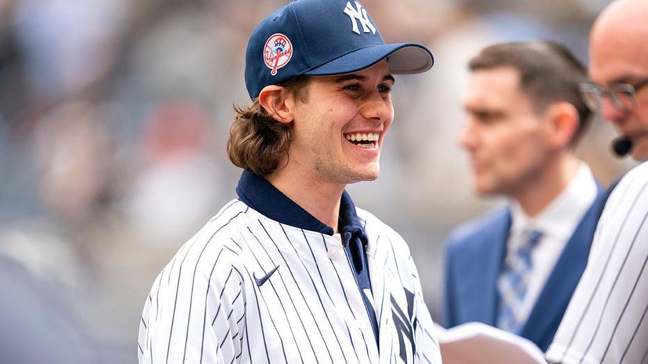 Jack Hughes debuts new smile at Yankees home opener after losing teeth in Olympic gold medal game Jack Hughes debuts new smile at Yankees home opener after losing teeth in Olympic gold medal game