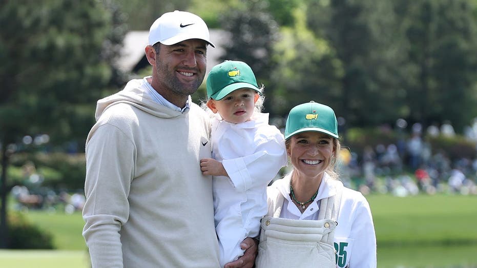 Scottie Scheffler's family, including 12-day-old son, enjoy Masters Par 3 Contest at Augusta